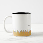 Personalisierte Bleistifte Zweifarbige Tasse (Links)