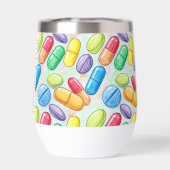 Personalisierte Bleistiftpillen Pharmacy Wine Tumb (Rückseite)
