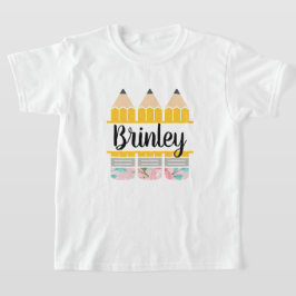 Personalisierte Bleistifttribüne T-Shirt
