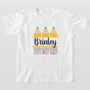Personalisierte Bleistifttribüne T-Shirt