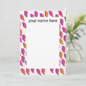 Personalisierte Blitzmelder Dankeskarte (Stehend Vorderseite)