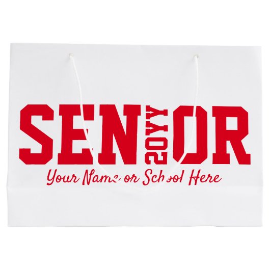 Personalisierte Blocklesegruppe Große Geschenktüte (Rückseite)