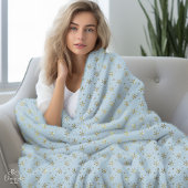 Personalisierte Blue-Gold-Stars Sherpadecke