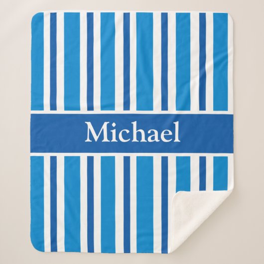 PERSONALISIERTE BLUE-KNOTE SHERPADECKE (Vorderseite)