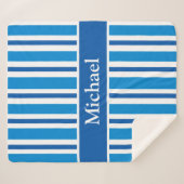 PERSONALISIERTE BLUE-KNOTE SHERPADECKE (Vorderseite (Horizontal))