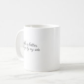 Personalisierte Blue Merle Sheltie Liebe Kaffeetasse (Vorderseite Links)