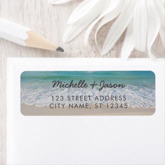 Personalisierte Blue Ocean Summer Beach Waves (Insitu)