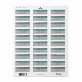 Personalisierte Blue Ocean Summer Beach Waves (Vorne)