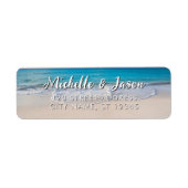 Personalisierte Blue Ocean Summer Beach Waves (Vorne)
