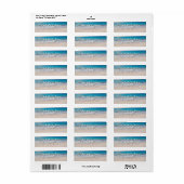 Personalisierte Blue Ocean Summer Beach Waves (Vorne)