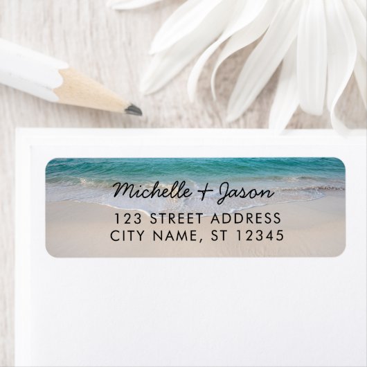Personalisierte Blue Ocean Summer Beach Waves (Insitu)