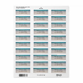 Personalisierte Blue Ocean Summer Beach Waves (Vorne)