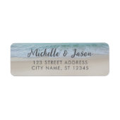 Personalisierte Blue Ocean Summer Beach Waves (Vorne)