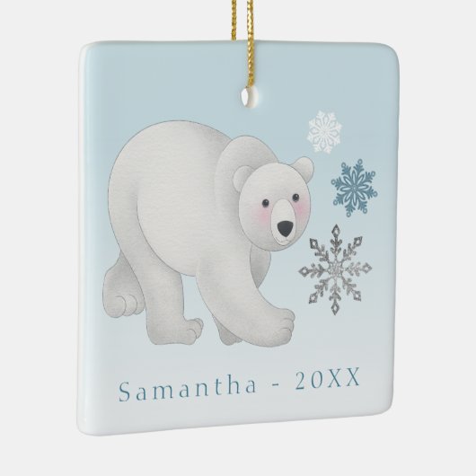 Personalisierte Blue-Polar-Keramik Keramikornament (Rechts)