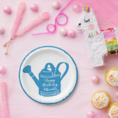 Personalisierte Blue Waterfunktion Pappteller (Party)