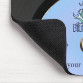 Personalisierte Bluegrass-Vinylaufzeichnung Mousepad (Ecke)