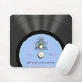 Personalisierte Bluegrass-Vinylaufzeichnung Mousepad (Mit Mouse)