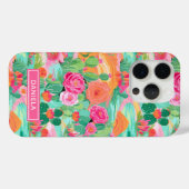 Personalisierte blühende Wüstenkaktusse Case-Mate iPhone Hülle (Rückseite (Horizontal))