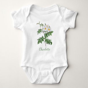 PERSONALISIERTE BLUME BABY BODYSUIT BABY STRAMPLER