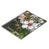 Personalisierte Blume Blossom-Notebook Notizblock (Linke Seite)