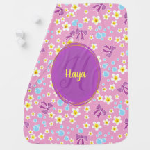 personalisierte Blume, Bugs und Blasenmuster