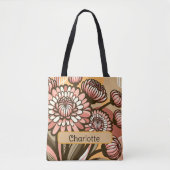 Personalisierte Blume Chrysanthemum November Tasche (Vorderseite)