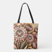 Personalisierte Blume Chrysanthemum November Tasche (Rückseite)