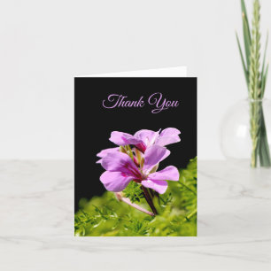 Personalisierte Blume Dankeskarte