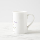 Personalisierte Blume Fairy Bone China Tasse (Rechts)