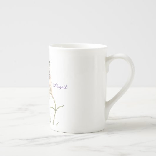 Personalisierte Blume Fairy Bone China Tasse (Rechts)