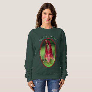 Personalisierte Blume für Textkolumulierung Sweatshirt