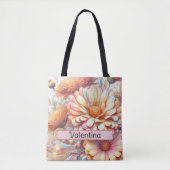 Personalisierte Blume im September Tasche (Vorderseite)