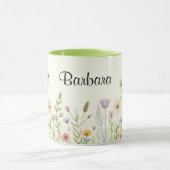 Personalisierte Blume Kaffee Tasse (Zentrum)