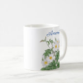 PERSONALISIERTE BLUME KAFFEETASSE (VorderseiteRechts)