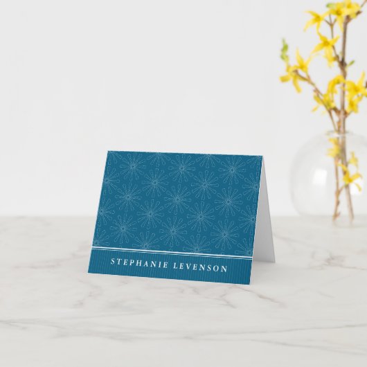 Personalisierte Blume Karte (Gelbe Blume)