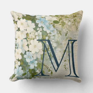 Personalisierte Blume Kissen