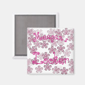 Personalisierte Blume Magnet (Vorderseite/Rückseite)
