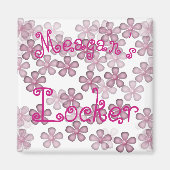 Personalisierte Blume Magnet (Vorne)