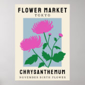 Personalisierte Blume Markt Geburtsstunde Blume Pr Poster (Vorne)