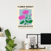 Personalisierte Blume Markt Geburtsstunde Blume Pr Poster (Heimbüro)
