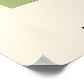 Personalisierte Blume Markt Geburtsstunde Blume Pr Poster (Ecke)