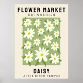 Personalisierte Blume Markt Geburtsstunde Blume Pr Poster (Vorne)