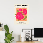 Personalisierte Blume Markt Geburtsstunde Blume Pr Poster (Heimbüro)