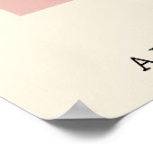 Personalisierte Blume Markt Geburtsstunde Blume Pr Poster (Ecke)