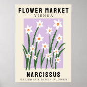 Personalisierte Blume Markt Geburtsstunde Blume Pr Poster (Vorne)