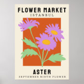 Personalisierte Blume Markt Geburtsstunde Blume Pr Poster (Vorne)