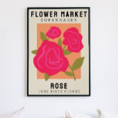 Personalisierte Blume Markt Geburtsstunde Blume Pr Poster