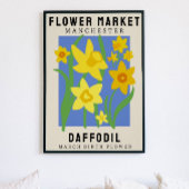 Personalisierte Blume Markt Geburtsstunde Blume Pr Poster