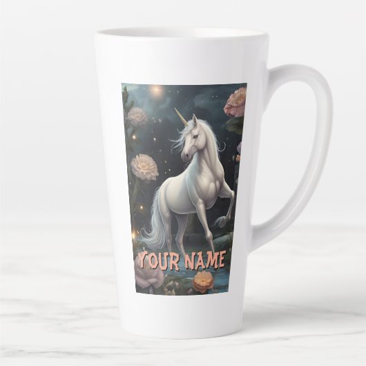 Personalisierte Blume Milchtasse (Rechts)