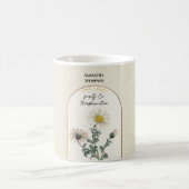 Personalisierte Blume Monat April Kaffeetasse (Mittel)